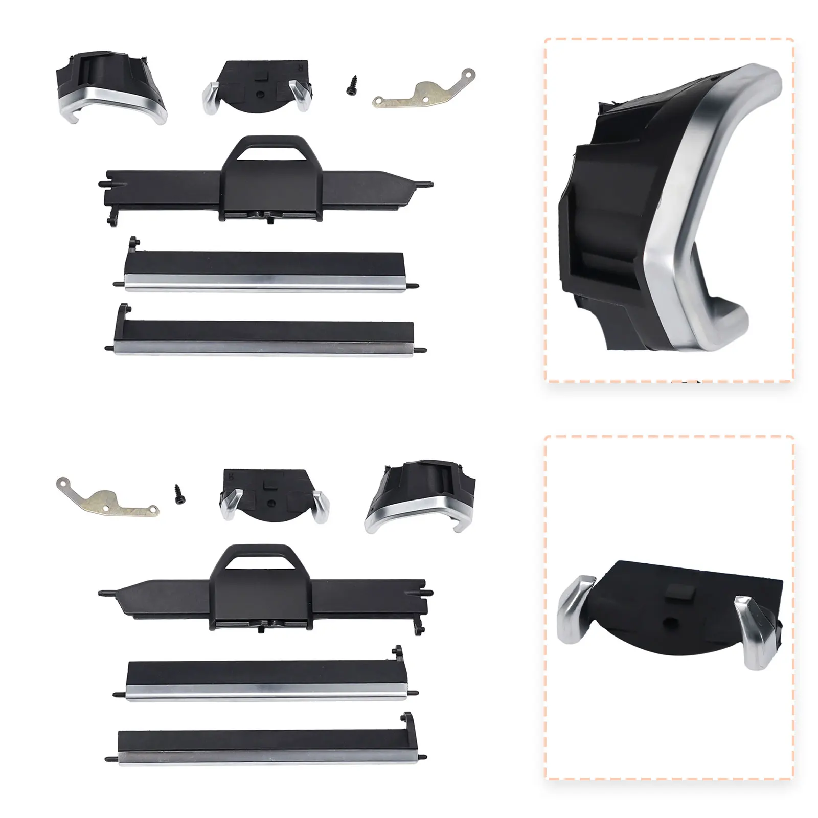 1set Front AC Air Vent Clip Trim Correct Connector Direct Installation G20 4 Grill Tab Left + Right High Grade
1set Front AC Air Vent Clip Trim Correct Connector Direct Installation G20 4 Grill Tab Left + Right High Grade