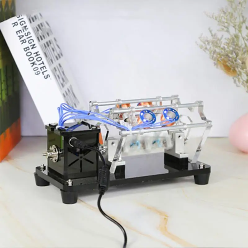 Motor Model Teaching Motor Toy Small Motor High Speed 5V Manual Diy V-type Electromagnet Engine
Motor Model Teaching Motor Toy Small Motor High Speed 5V Manual Diy V-type Electromagnet Engine