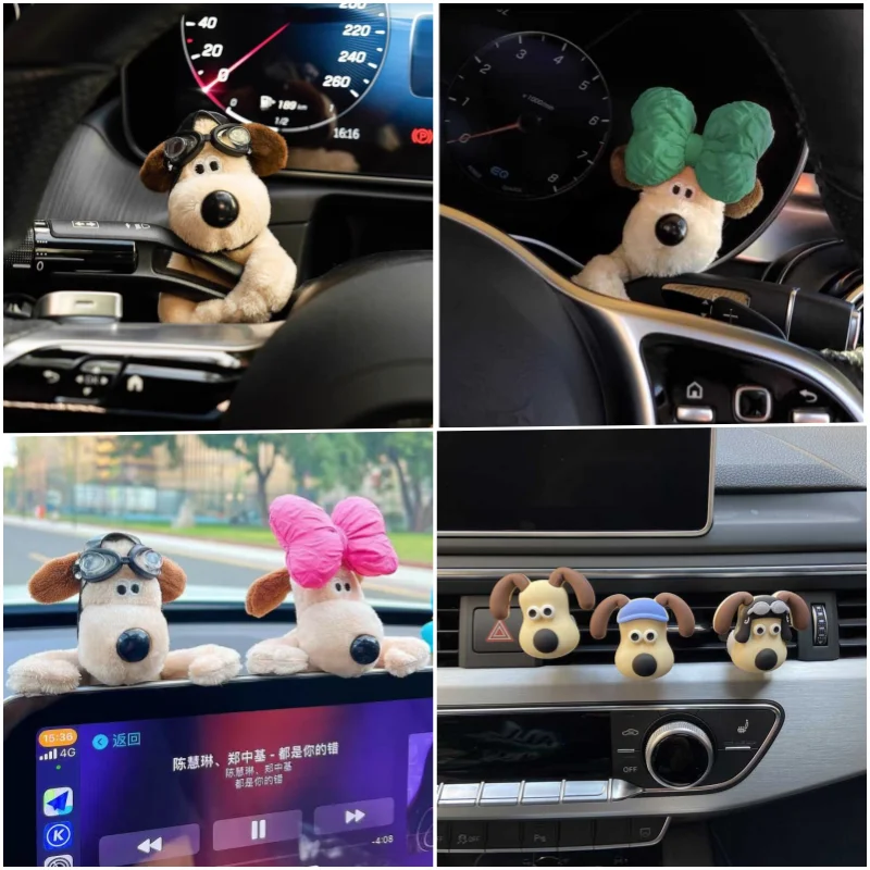 Cartoon Cute Gromit Car Turn Signal Wiper Decorations Air Conditioning Outlet Aromatherapy Plush Doll Auto Decorate Accessories
Cartoon Cute Gromit Car Turn Signal Wiper Decorations Air Conditioning Outlet Aromatherapy Plush Doll Auto Decorate Accessories