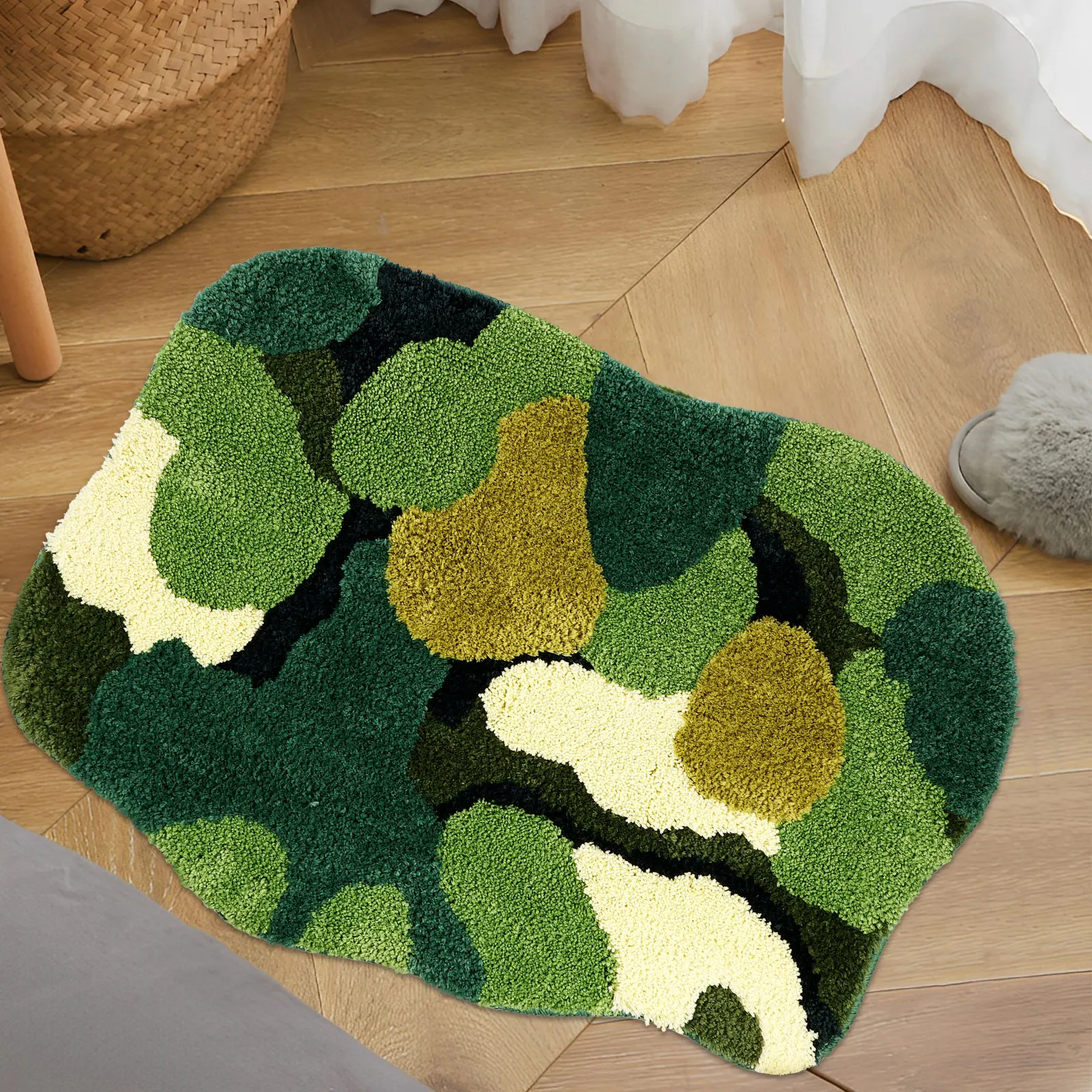 Green Moss Leaf Bath Mat Non-Slip Moss Bathroom Rugs Super Absorbent Bath Mat Soft Microfiber Machine Washable Shower Mat Cute
Green Moss Leaf Bath Mat Non-Slip Moss Bathroom Rugs Super Absorbent Bath Mat Soft Microfiber Machine Washable Shower Mat Cute