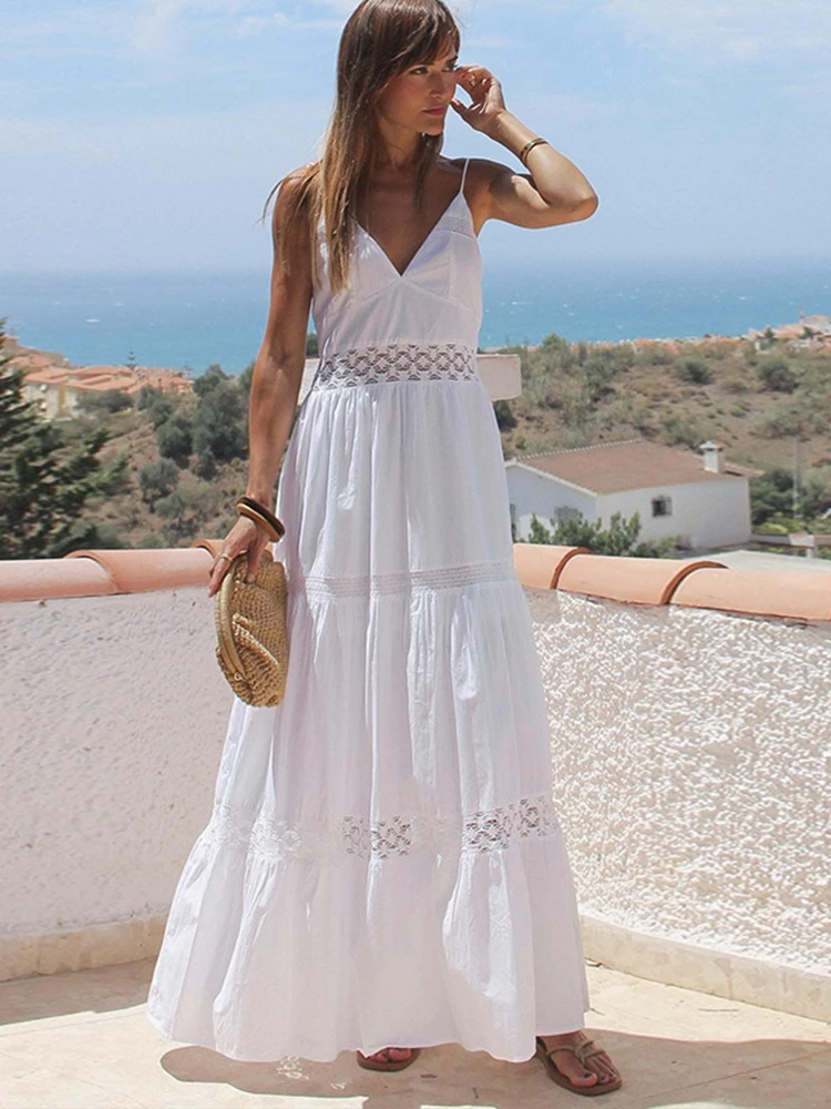 Женское элегантное однотонное платье-трапеция с высокой талией, модные плиссированные Бальные платья с V-образным вырезом и открытой спиной, повседневные женские платья 2023
Женское элегантное однотонное платье-трапеция с высокой талией, модные плиссированные Бальные платья с V-образным вырезом и открытой спиной, повседневные женские платья 2023