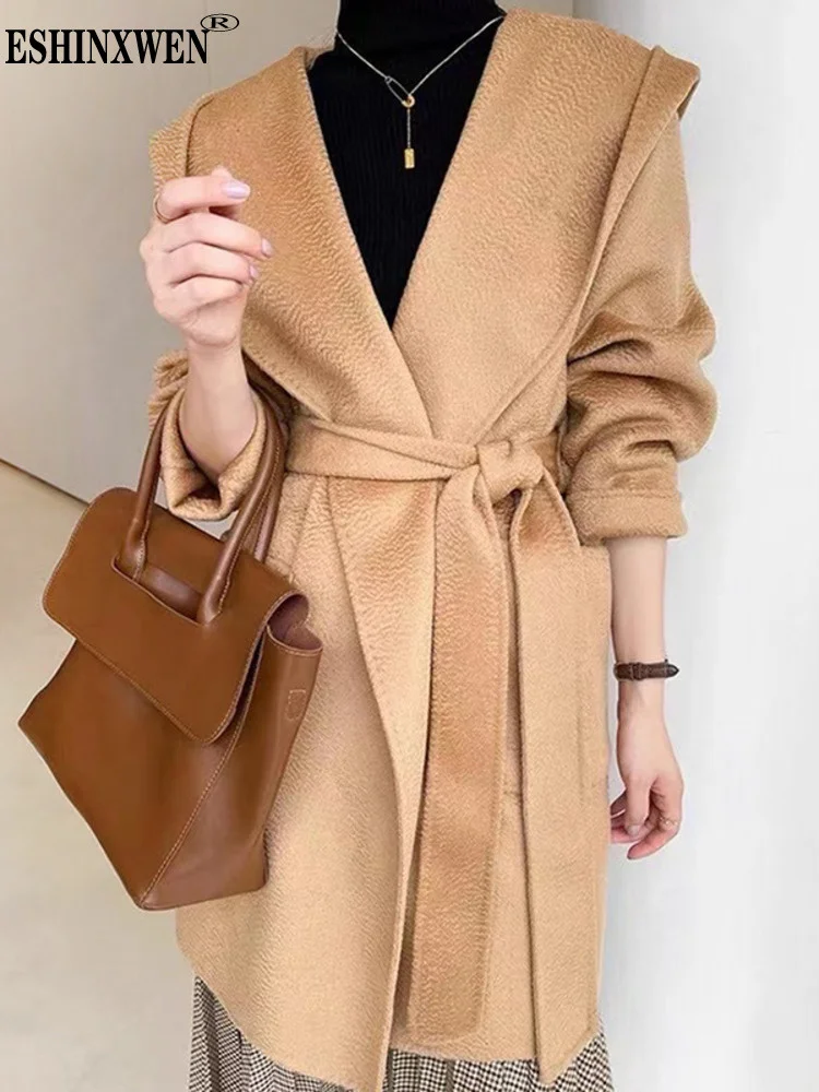 Eshin 2023 Winter New Water Ripple Double Sided Wool With Belt Coat All Wool Loose Bathrobe Long Tops Windbreaker TH4465
Eshin 2023 Winter New Water Ripple Double Sided Wool With Belt Coat All Wool Loose Bathrobe Long Tops Windbreaker TH4465