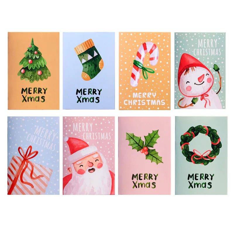 2023 Christmas Mini Greeting Cards with Envelope Paper Cards Merry Xmas Gift Pacakging Supplies Navidad Natal Noel 8pcs Pack
2023 Christmas Mini Greeting Cards with Envelope Paper Cards Merry Xmas Gift Pacakging Supplies Navidad Natal Noel 8pcs Pack