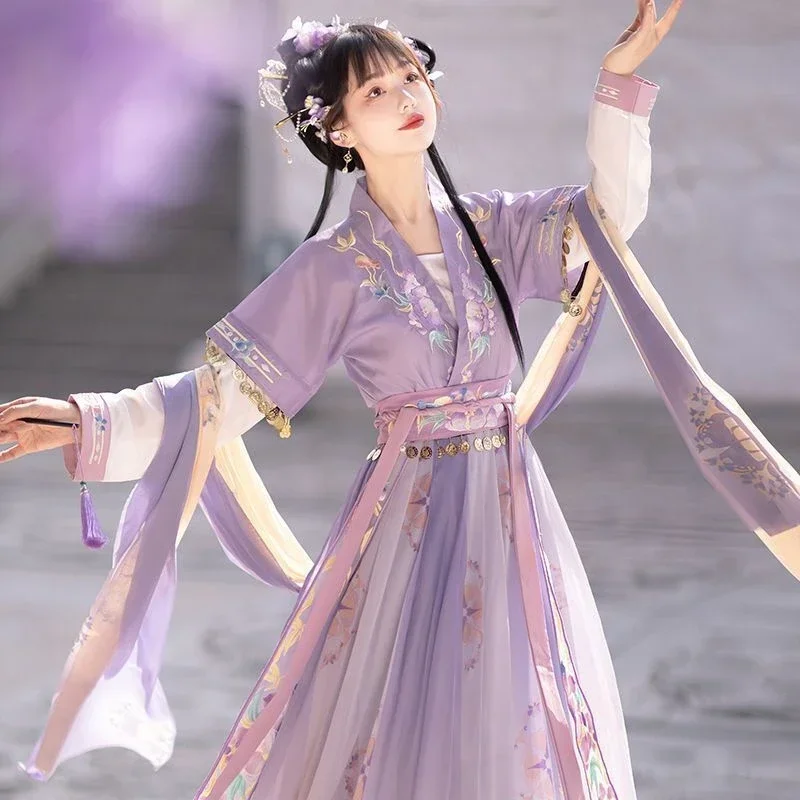 Chinese Hanfu Dress Women Ancient Traditional Hanfu Sets Carnival Fairy Cosplay Costume Purple Blue Green Hanfu Dance Dress 2024
Chinese Hanfu Dress Women Ancient Traditional Hanfu Sets Carnival Fairy Cosplay Costume Purple Blue Green Hanfu Dance Dress 2024
