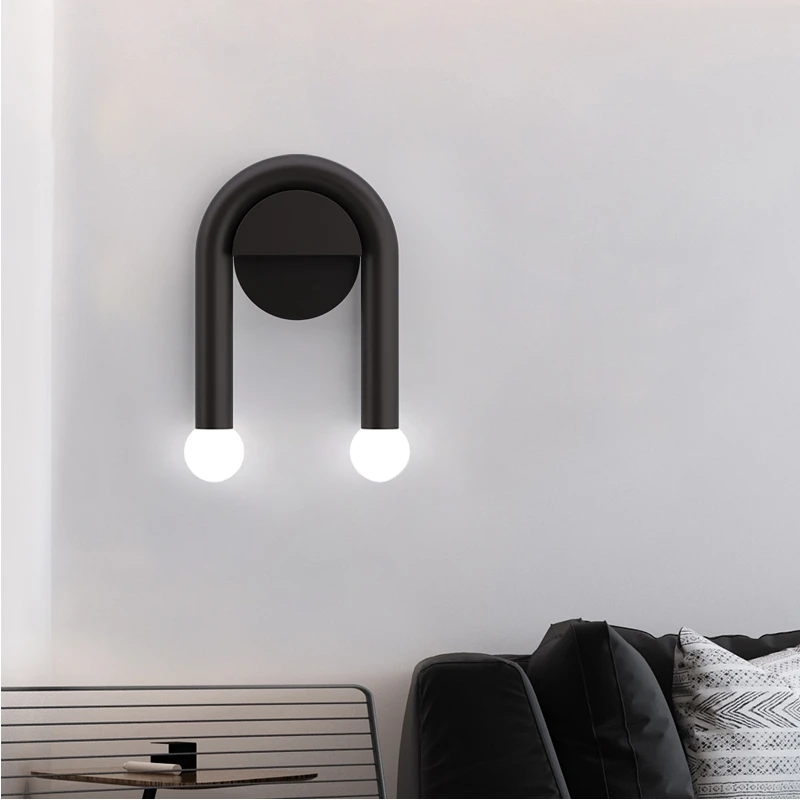Modern LED Wall Lamp Black Nordic Lighting Fixture Creative Living Bedroom Bathroom Bedside Decor Indoor Sconces Light
Modern LED Wall Lamp Black Nordic Lighting Fixture Creative Living Bedroom Bathroom Bedside Decor Indoor Sconces Light