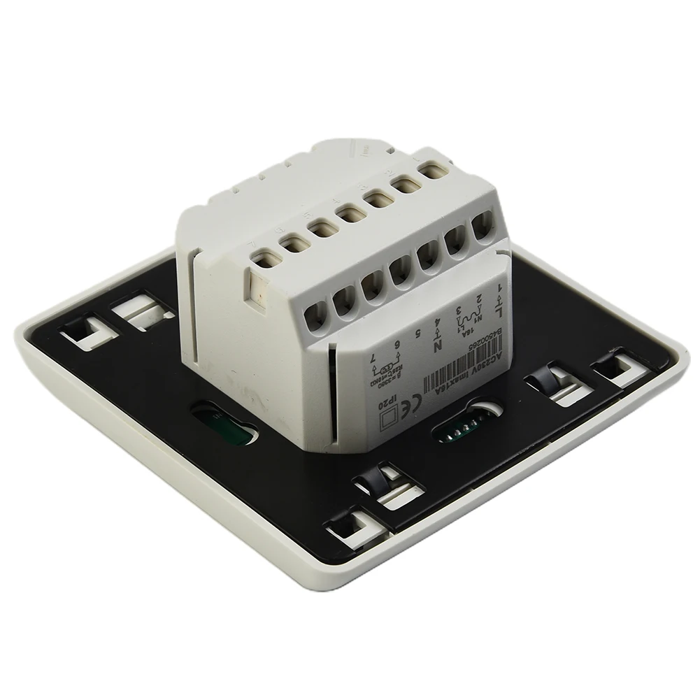 Programmable Thermostat Electric Controller Digital Floor Heater Heating LCD Display Thermostat 8.6 X 8.6 X 4.3 Cm
Programmable Thermostat Electric Controller Digital Floor Heater Heating LCD Display Thermostat 8.6 X 8.6 X 4.3 Cm