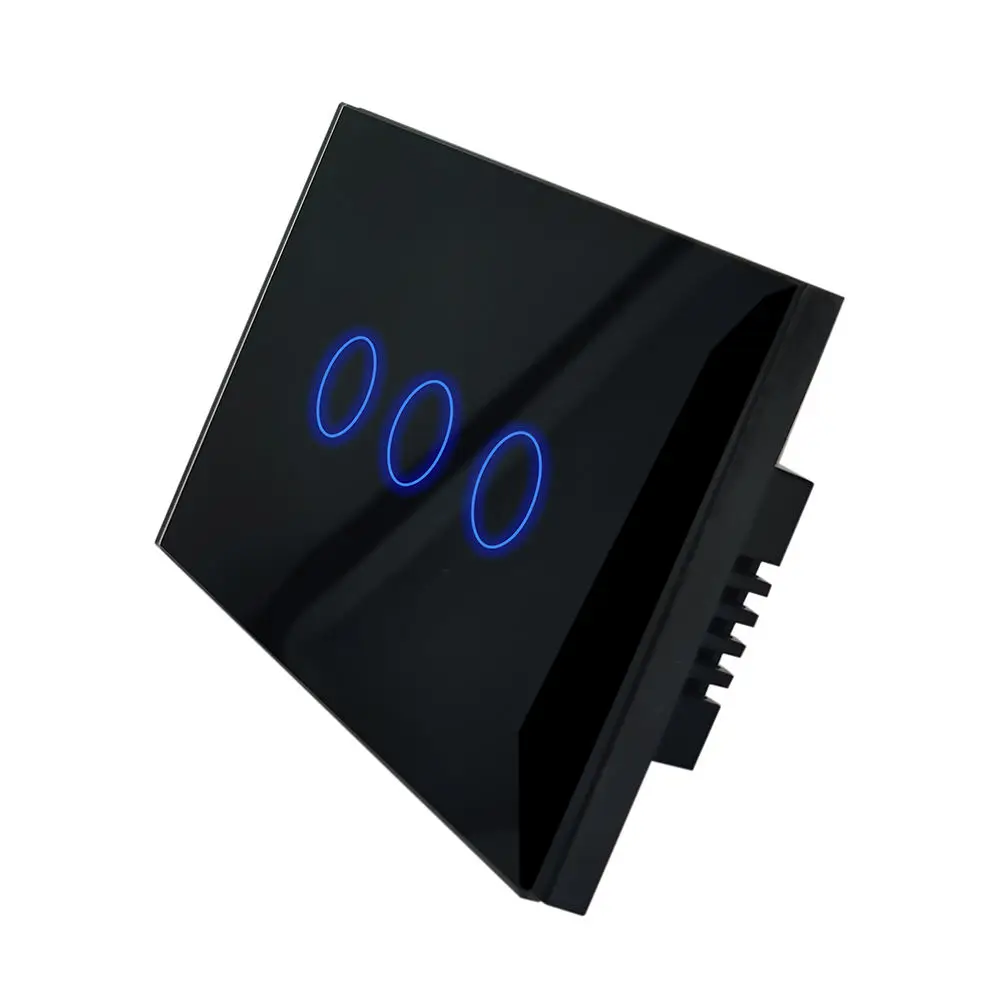 Tuya Smart Life Wifi Light Wall Switch with Glass Panel Us Standard Touch 120mm*72mm Ac 110v 220v Home No Neutral Wire Sensor
Tuya Smart Life Wifi Light Wall Switch with Glass Panel Us Standard Touch 120mm*72mm Ac 110v 220v Home No Neutral Wire Sensor