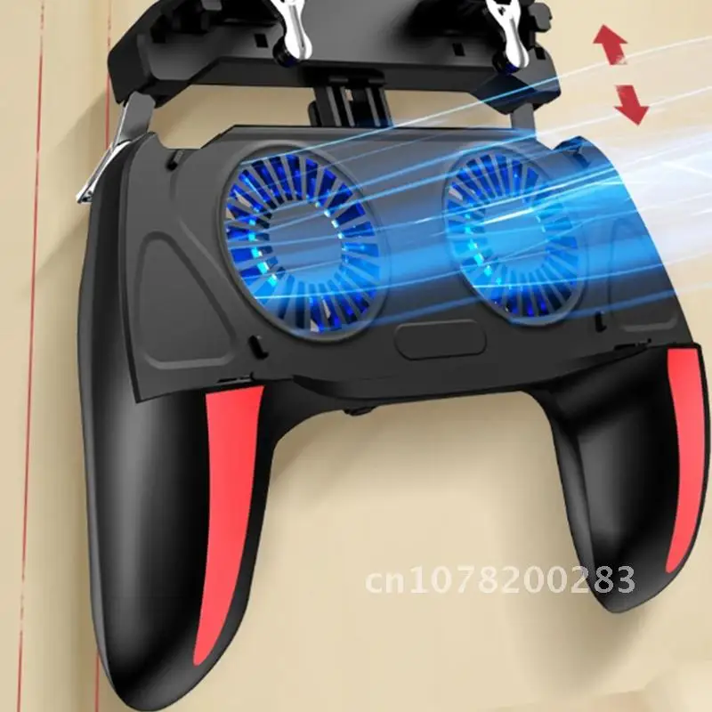 H10 Gamepad Pubg Controller Double Cool Fan 5000 Mah Powerbank Game-Controller Android Joystick Mobile Game Pad
H10 Gamepad Pubg Controller Double Cool Fan 5000 Mah Powerbank Game-Controller Android Joystick Mobile Game Pad