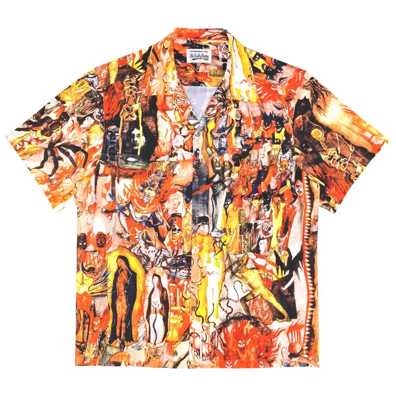 Classics Mural Pattern WACKO MARIA Shirts Men Woman High Quality Casual Lovers Lapel Hawaii Shirt Top Tees
Classics Mural Pattern WACKO MARIA Shirts Men Woman High Quality Casual Lovers Lapel Hawaii Shirt Top Tees