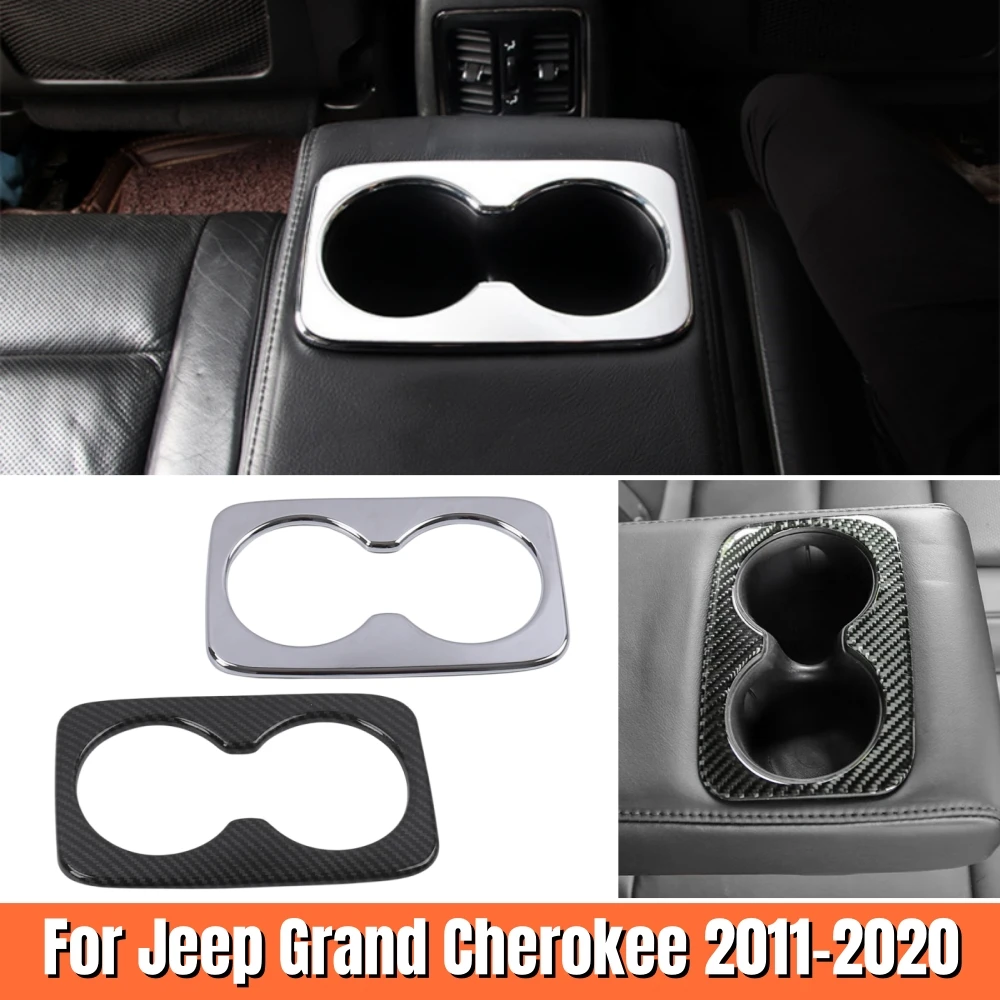 ABS Chrome Carbon Fiber Sticker Styling Accessories Car Rear Water Cup Panel Trim Cover For Jeep Grand Cherokee 2011-2019 2020
ABS Chrome Carbon Fiber Sticker Styling Accessories Car Rear Water Cup Panel Trim Cover For Jeep Grand Cherokee 2011-2019 2020