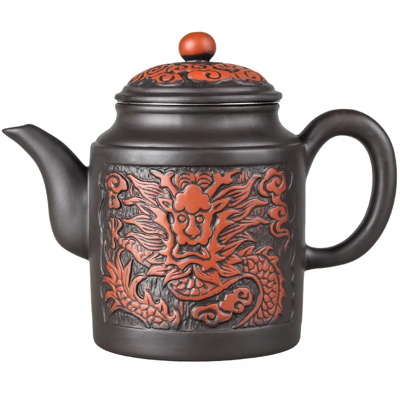 

Yixing-Zisha Pot Stainless Steel Strainer Teapot, Large Capacity, Flower Tea, Single Pot, Tea Cup, Kettle Set, Home, 500ml