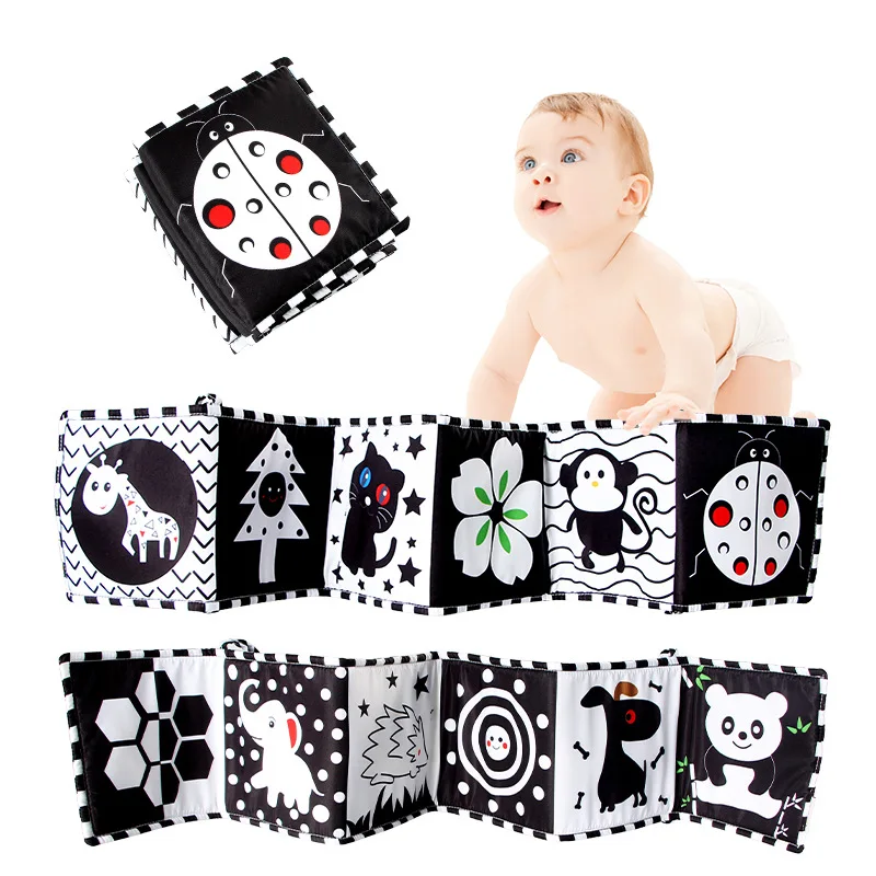 Baby Crib Bumper Chew Cloth Book Toy Newborn Black White Early Education Bed Stimulation Crib Bedding Toys for 0-36 Month
Baby Crib Bumper Chew Cloth Book Toy Newborn Black White Early Education Bed Stimulation Crib Bedding Toys for 0-36 Month