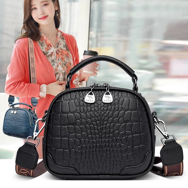 Luxury Design British Style Fashion Women's Small Round Bag Classic Crocodile Print Handbag Casual Street Single Crossbody Bag
Luxury Design British Style Fashion Women's Small Round Bag Classic Crocodile Print Handbag Casual Street Single Crossbody Bag