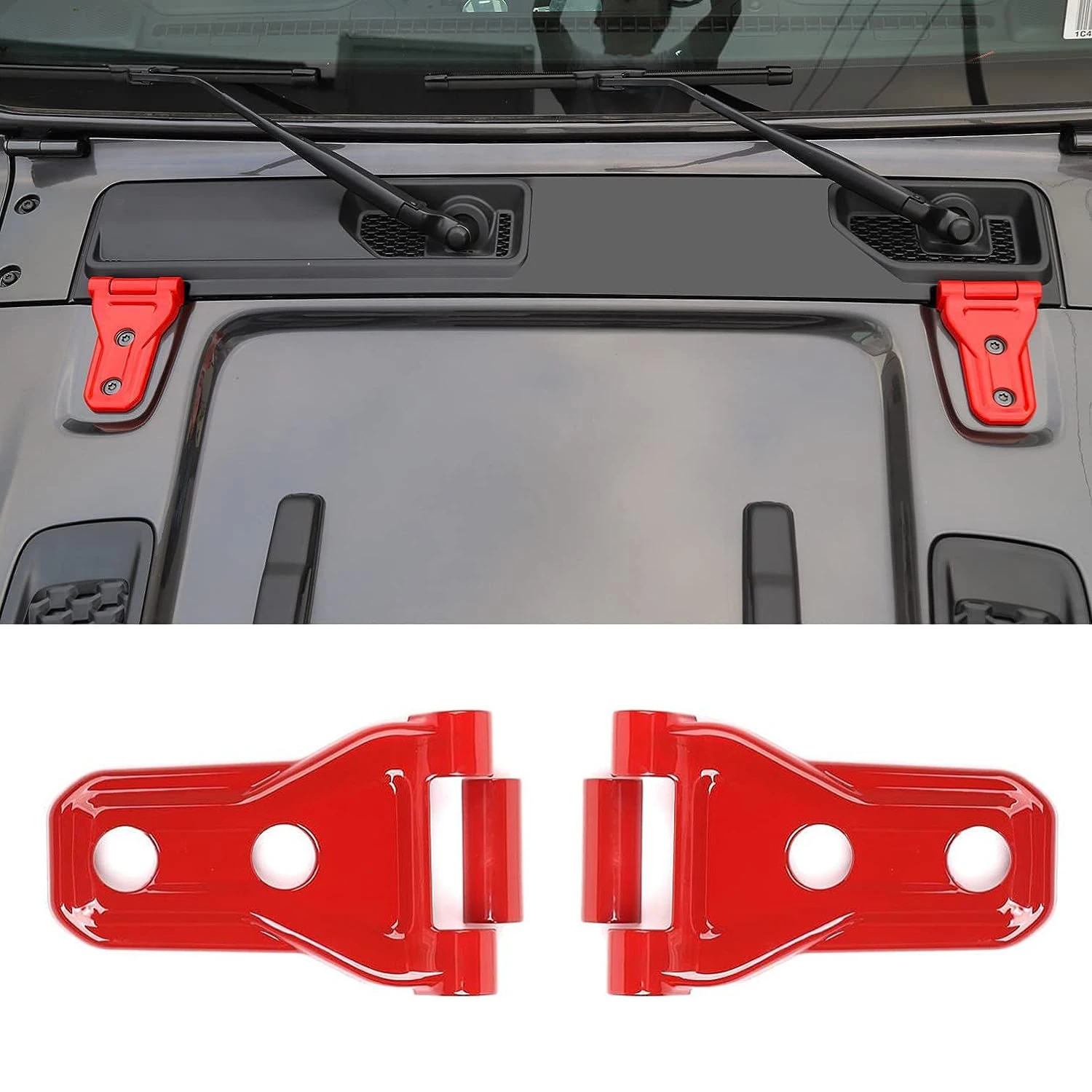 Car Hood Hinge Cover Decoration Trim For Jeep Wrangler JL JLU Gladiator JT 2018+ Exterior Chrome Sticker Accessories
Car Hood Hinge Cover Decoration Trim For Jeep Wrangler JL JLU Gladiator JT 2018+ Exterior Chrome Sticker Accessories