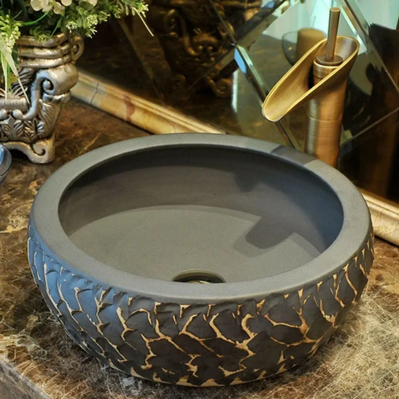 Ceramic Basin Table Basin Bathroom Basin Wash Basin Personalized Creative Art Inter-Platform Basin
Ceramic Basin Table Basin Bathroom Basin Wash Basin Personalized Creative Art Inter-Platform Basin