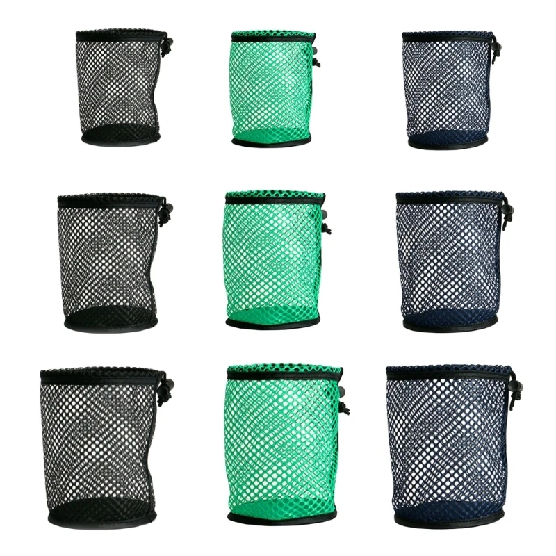 

Сетчатая нейлоновая сумка для гольфа, мешок на шнурке для переноски теннисных мячей, аксессуары для гольфа, для занятий спортом в помещении и на улице