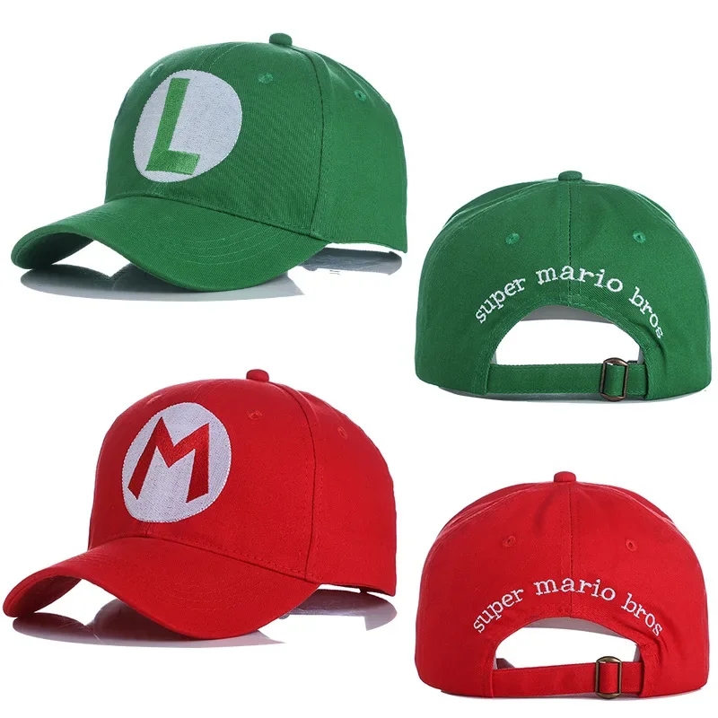 Game Super Mario Bros Baseball Cap Embroidery Sun Hat Mario Luigi Anime Figures Toys Cartoon Trend Character Caps Kids Toy Gifts
Game Super Mario Bros Baseball Cap Embroidery Sun Hat Mario Luigi Anime Figures Toys Cartoon Trend Character Caps Kids Toy Gifts
