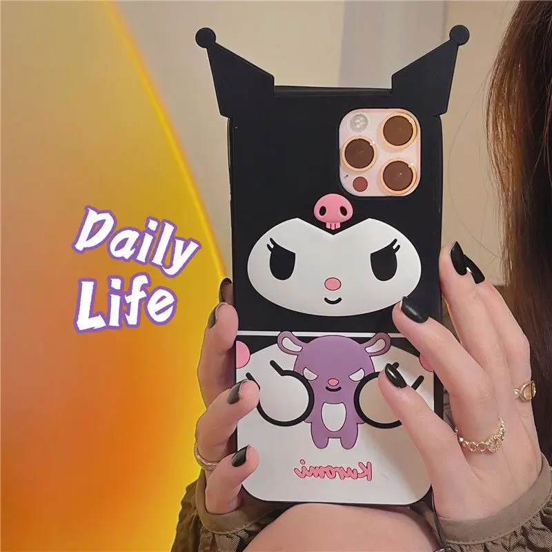 Kawaii Sanrio Kuromi Case for Iphone Three-Dimensional Cute Cartoon Characters Chic and Lovely
Kawaii Sanrio Kuromi Case for Iphone Three-Dimensional Cute Cartoon Characters Chic and Lovely