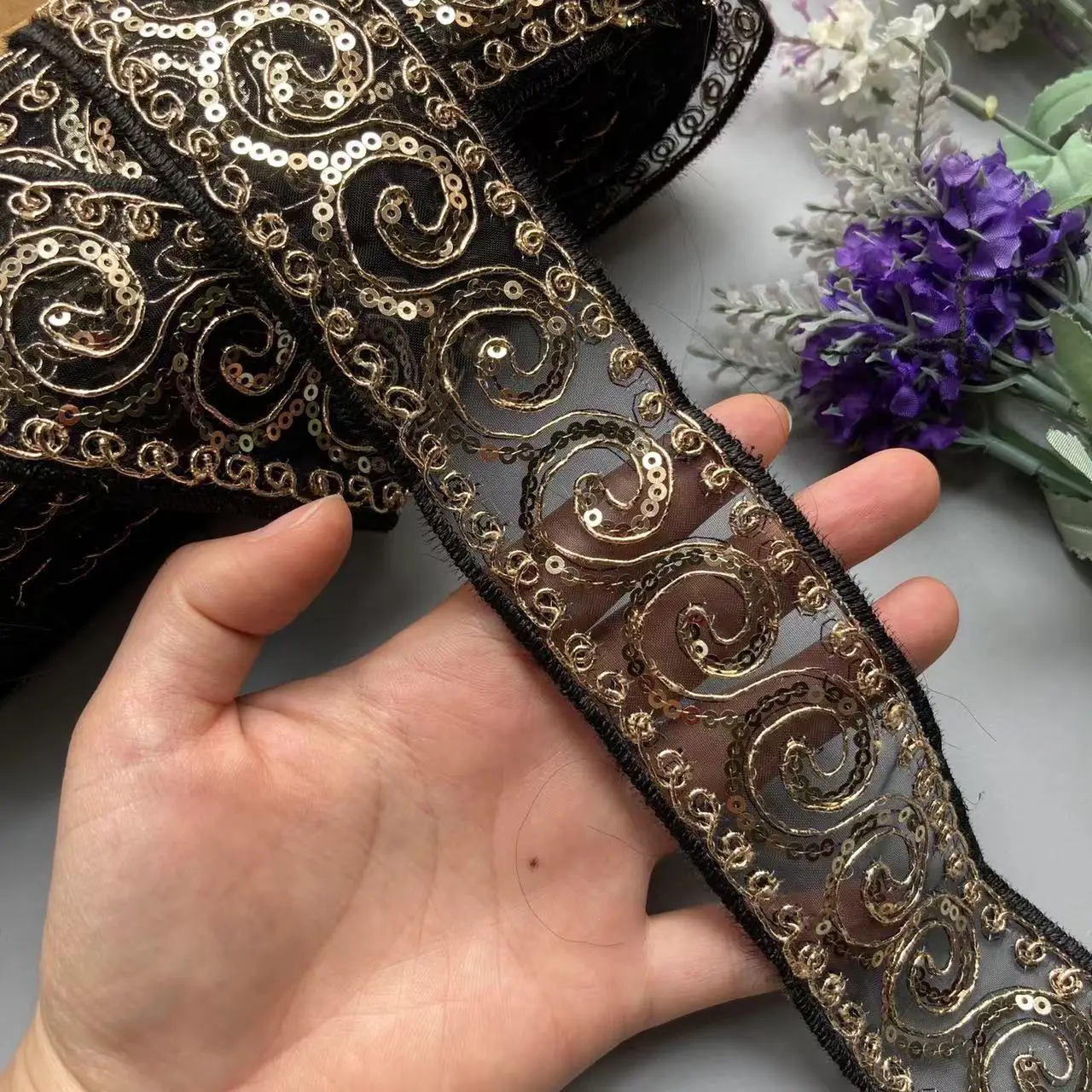 2 ярда, черная 5 см кружевная отделка с блестками, лента, цветочная ткань, вышитая отделка для шитья, кружевная ткань, декоративная швейцарская ткань
2 ярда, черная 5 см кружевная отделка с блестками, лента, цветочная ткань, вышитая отделка для шитья, кружевная ткань, декоративная швейцарская ткань