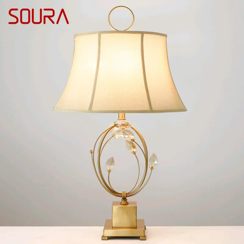 SOURA Contemporary Crystal Table Lamp LED Creative Fashion Dimming Desk Light for Home Living Room Bedroom Decor
SOURA Contemporary Crystal Table Lamp LED Creative Fashion Dimming Desk Light for Home Living Room Bedroom Decor