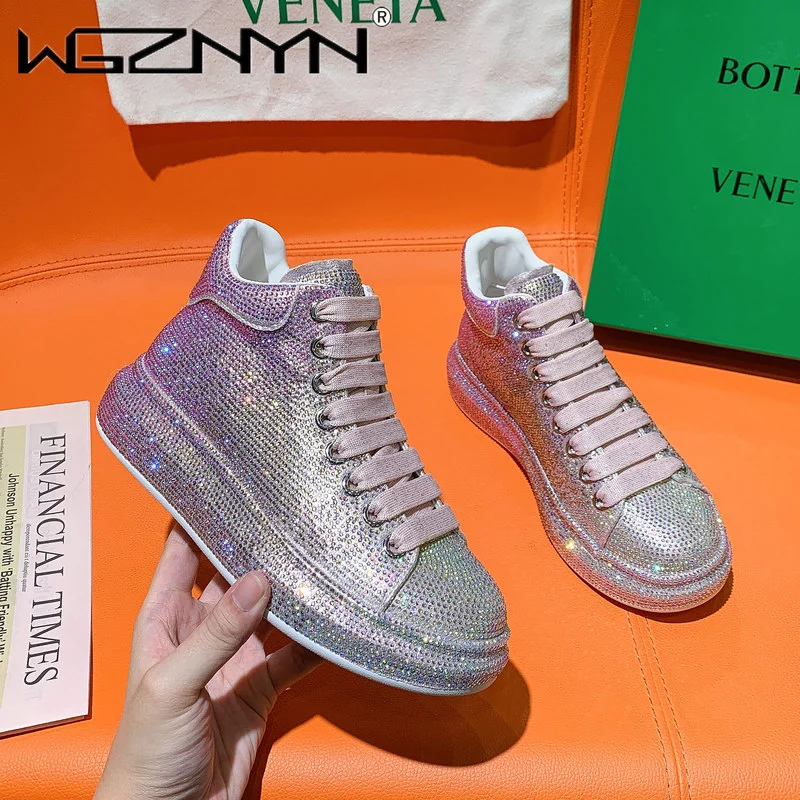 2022 Latest Sequined Sneakers Ladies Platform Women's Shoes Luxury Rhinestone Crystal Sports Casual Fashion Women's Casual Shoes
2022 Latest Sequined Sneakers Ladies Platform Women's Shoes Luxury Rhinestone Crystal Sports Casual Fashion Women's Casual Shoes