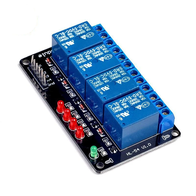 New 4 Circuit Relay Module Driver Board Single Chip Microcomputer Control Panel 5v/12v/24v With Light
New 4 Circuit Relay Module Driver Board Single Chip Microcomputer Control Panel 5v/12v/24v With Light