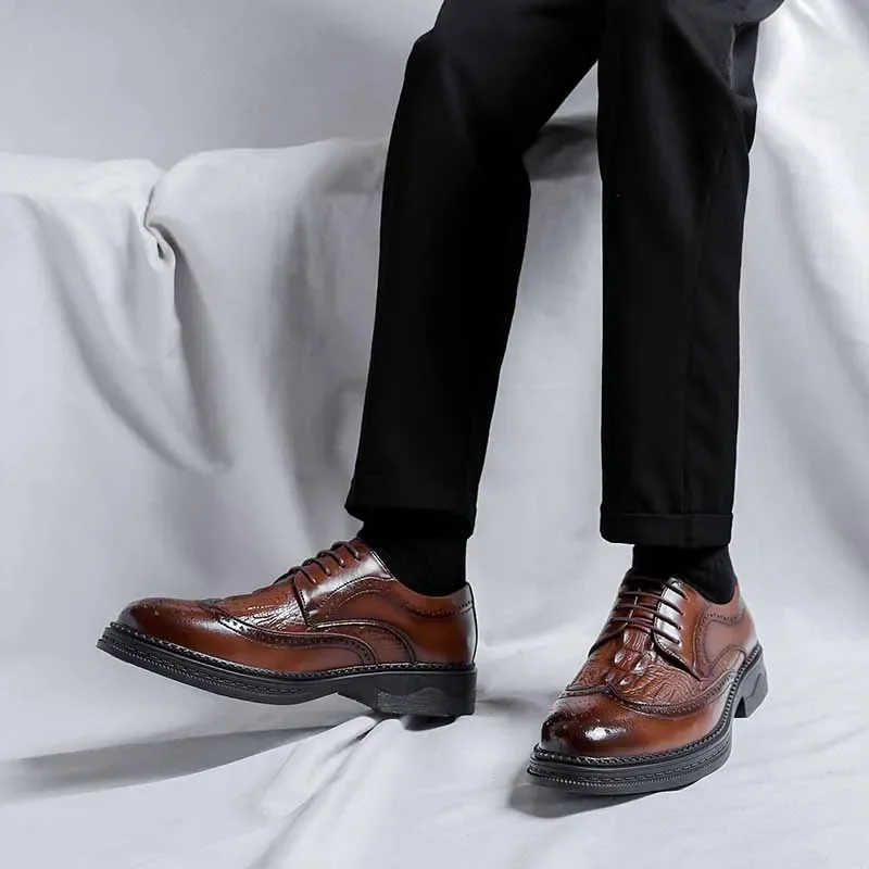 Men's Classic British Business Leather Shoes Mens Lace-Up Pointed Toe Dress Office Flats Men Wedding Party Oxfords EU Size 38-44
Men's Classic British Business Leather Shoes Mens Lace-Up Pointed Toe Dress Office Flats Men Wedding Party Oxfords EU Size 38-44