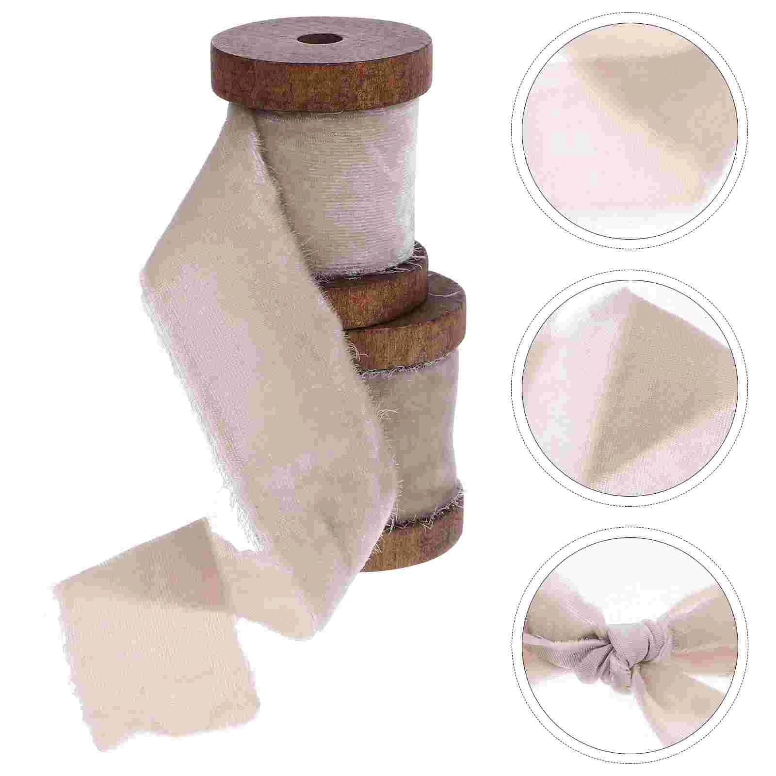 

2 Rolls Ribbon Gift Wrapping Bouquet Decorative Grace Present for Gifts Elegant Style Ribbons Polyester Crafts