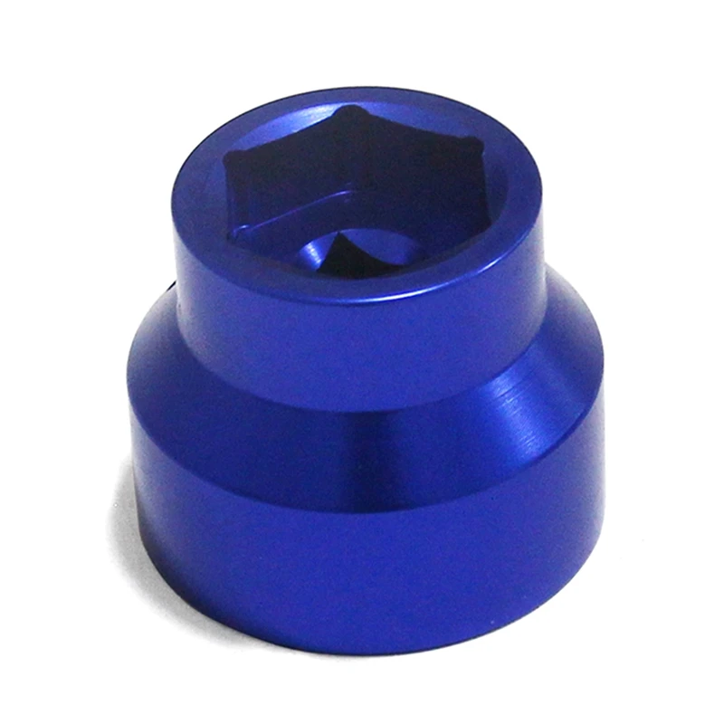 Oil Filter Socket 24/36Mm Reversible Fuel Filter Cap Remover & Installer For 2003-2010 Ford 6.0L/6.4L Powerstroke (Blue)
Oil Filter Socket 24/36Mm Reversible Fuel Filter Cap Remover & Installer For 2003-2010 Ford 6.0L/6.4L Powerstroke (Blue)