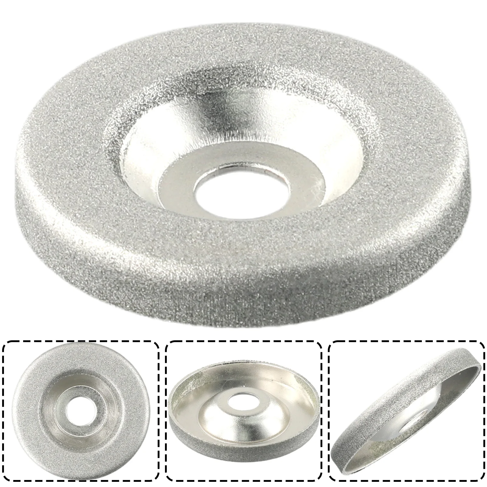 

1pcs 50mm Diamond Grinding Wheel180 Grit Circle Grinder Disc Stone Sharpener Angle Cutting Wheel Trimming Rotary Power Tool