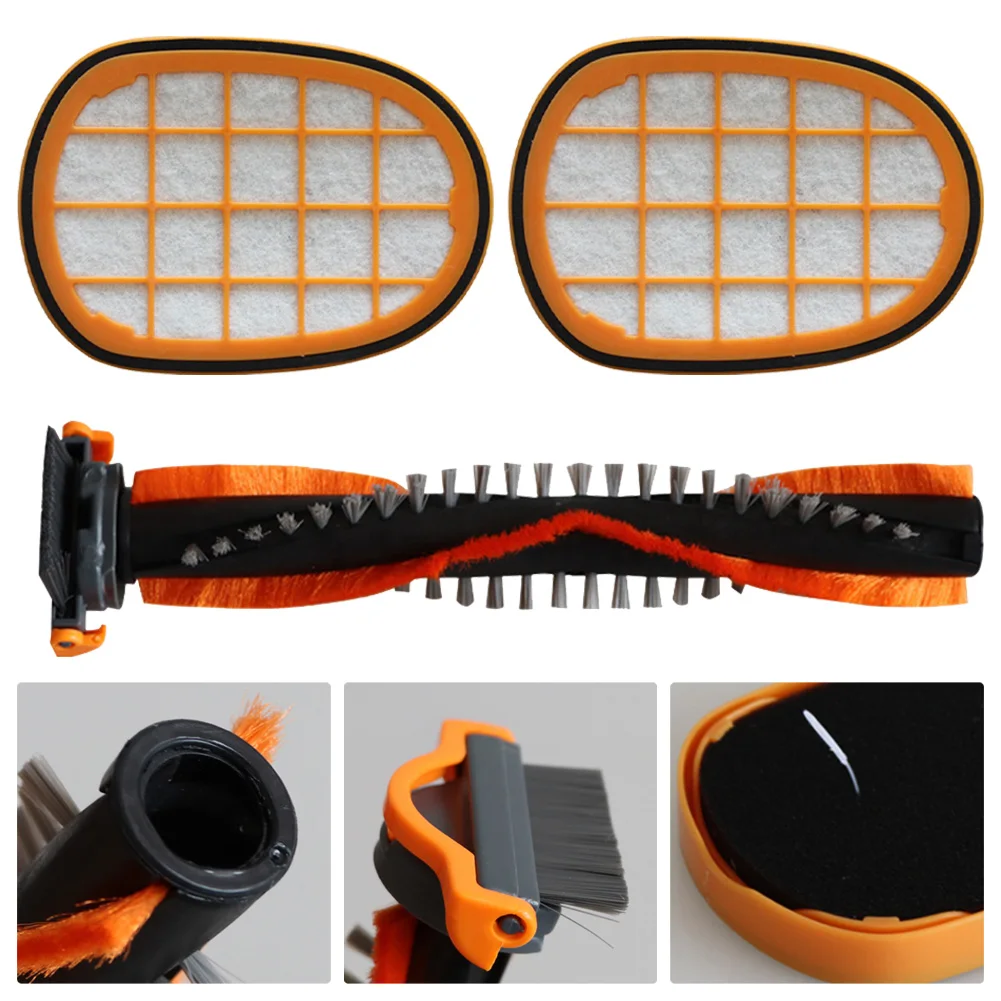 Brand New Roller Brush Set Cleaner Accessories Reusable Washable Highly Matched Prevent Fine Dust Remove More Debris
Brand New Roller Brush Set Cleaner Accessories Reusable Washable Highly Matched Prevent Fine Dust Remove More Debris