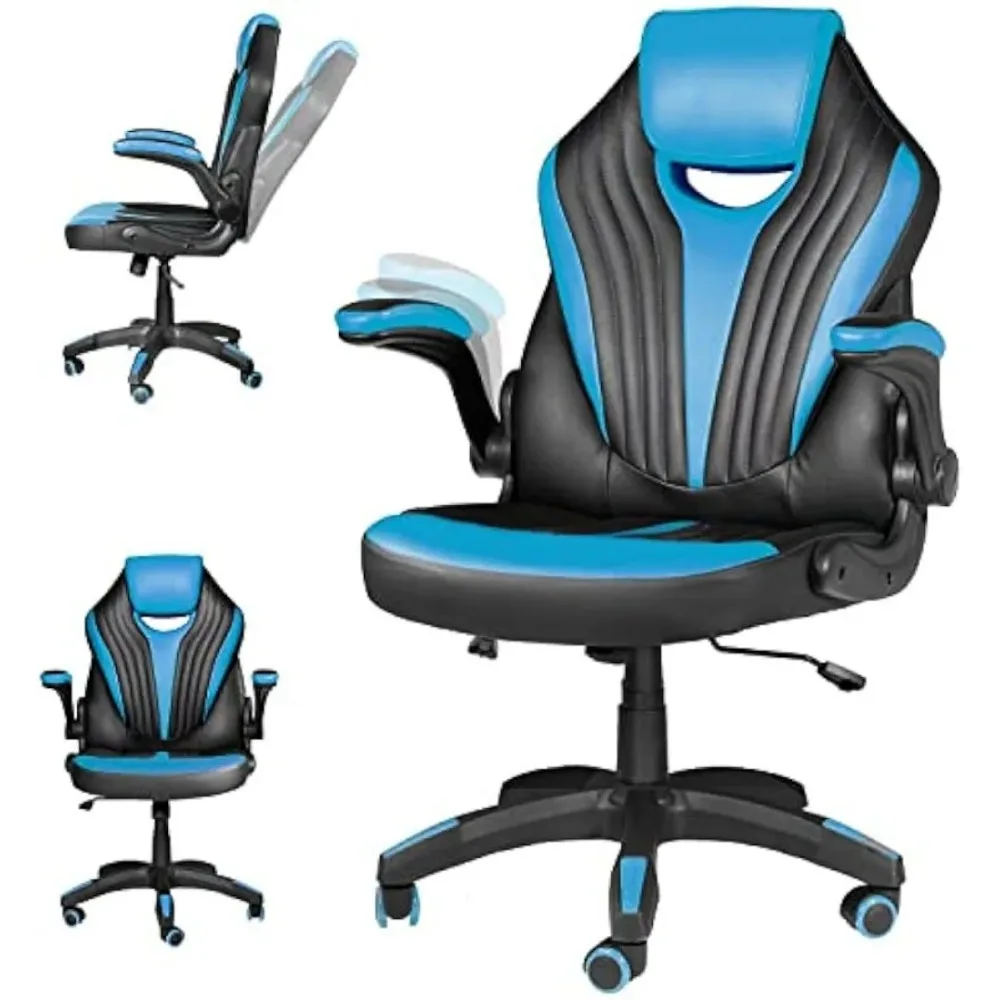 Gaming Chair, Gamer Chairs for Adults, Video Game Chairs, Swivel Computer Chair with Adjustable Height, Comfortable Office Desk
Gaming Chair, Gamer Chairs for Adults, Video Game Chairs, Swivel Computer Chair with Adjustable Height, Comfortable Office Desk