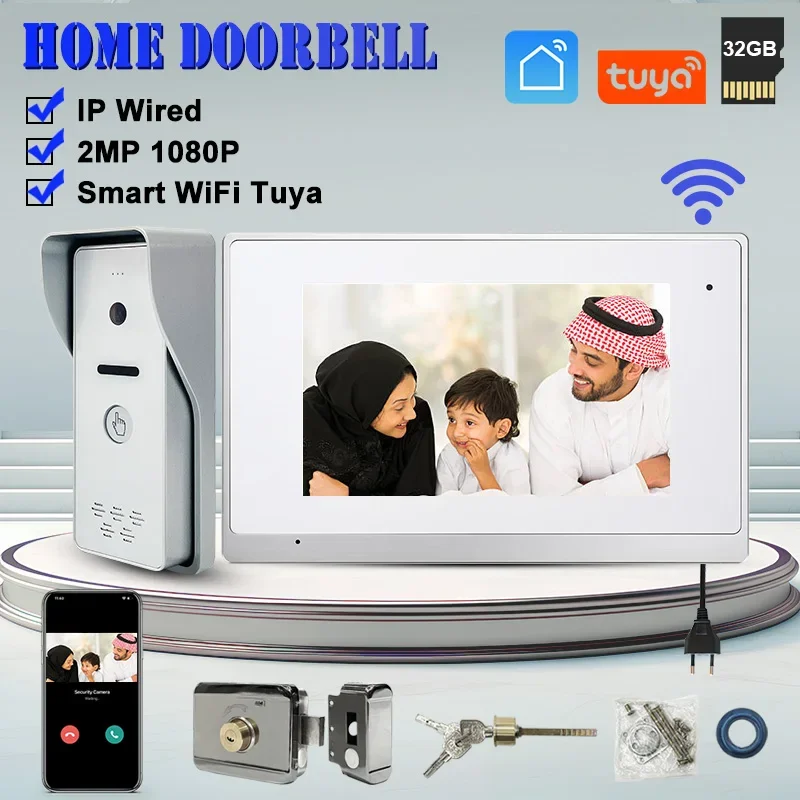WiFi Video Doorbell Intercom System 2 Unit and Monitor Door Phone IP65 Wire Entry 2MPCamera Night Vision,Support Remote Control
WiFi Video Doorbell Intercom System 2 Unit and Monitor Door Phone IP65 Wire Entry 2MPCamera Night Vision,Support Remote Control