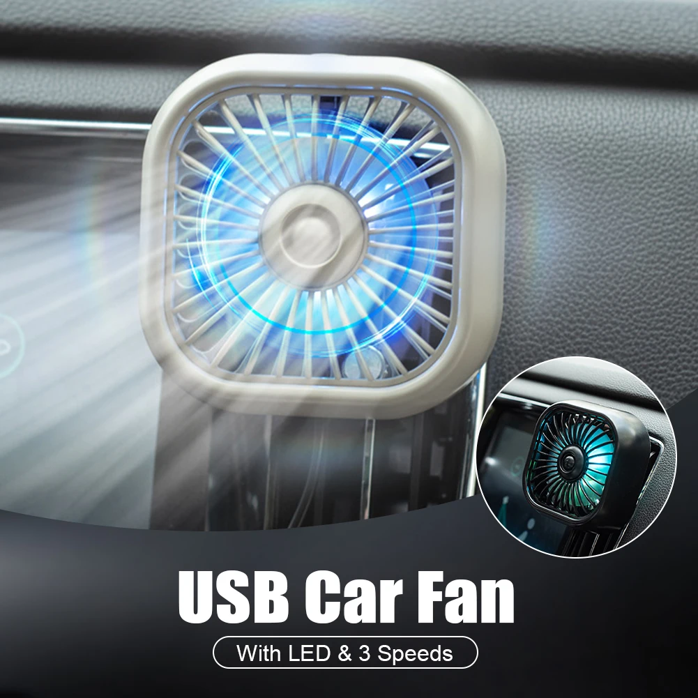 3-скоростной вентилятор для автомобильного воздуховыпускного отверстия, USB-вентилятор охлаждения с изменяющимся цветом, стандартный большой вентилятор для отвода тепла от ветра на заднем сиденье автомобиля, интерьер автомобиля
3-скоростной вентилятор для автомобильного воздуховыпускного отверстия, USB-вентилятор охлаждения с изменяющимся цветом, стандартный большой вентилятор для отвода тепла от ветра на заднем сиденье автомобиля, интерьер автомобиля