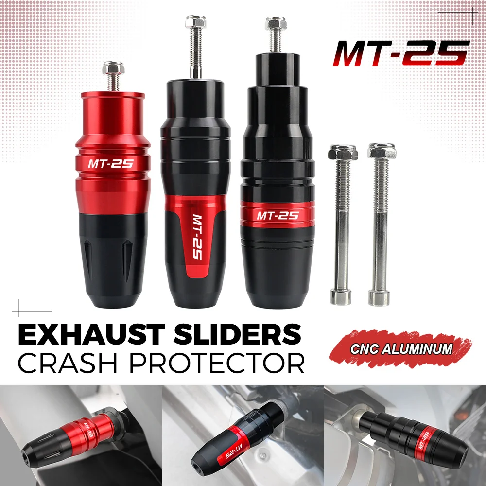 MT25 Motorcycle Exhaust Crash Guard FOR YAMAHA MT-25 2005 2006 2015 2016 2017 2018 Frame Sliders Engine Falling Protection Pad
MT25 Motorcycle Exhaust Crash Guard FOR YAMAHA MT-25 2005 2006 2015 2016 2017 2018 Frame Sliders Engine Falling Protection Pad