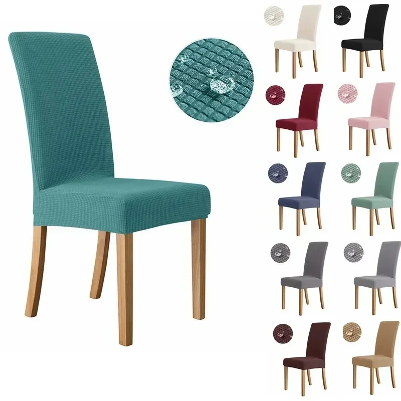 1/2/3/4/5/6pcs Waterproof Chair Cover for Dining Room Adjustable Jacquard Seat Chair Cover Hotel Wedding Banquet Christmas Chair
1/2/3/4/5/6pcs Waterproof Chair Cover for Dining Room Adjustable Jacquard Seat Chair Cover Hotel Wedding Banquet Christmas Chair