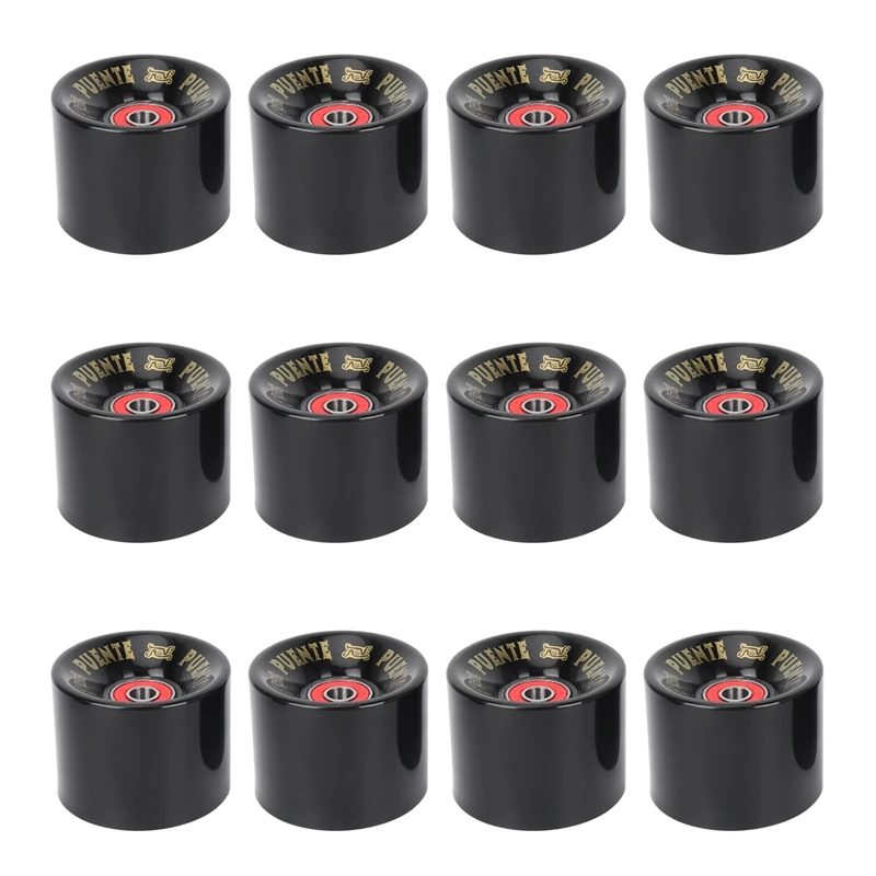 NEW-PUENTE 12Pcs Cruiser Skateboard Wheels PU Wheels Long Board Cruiser Wheels With ABEC-9 Bearings
NEW-PUENTE 12Pcs Cruiser Skateboard Wheels PU Wheels Long Board Cruiser Wheels With ABEC-9 Bearings