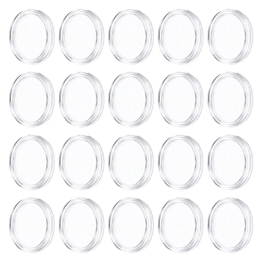100 Pcs Coin Box Collecting Supplies Sleeves Organizer Plastic Holders for Collectors Container Single Coins
100 Pcs Coin Box Collecting Supplies Sleeves Organizer Plastic Holders for Collectors Container Single Coins