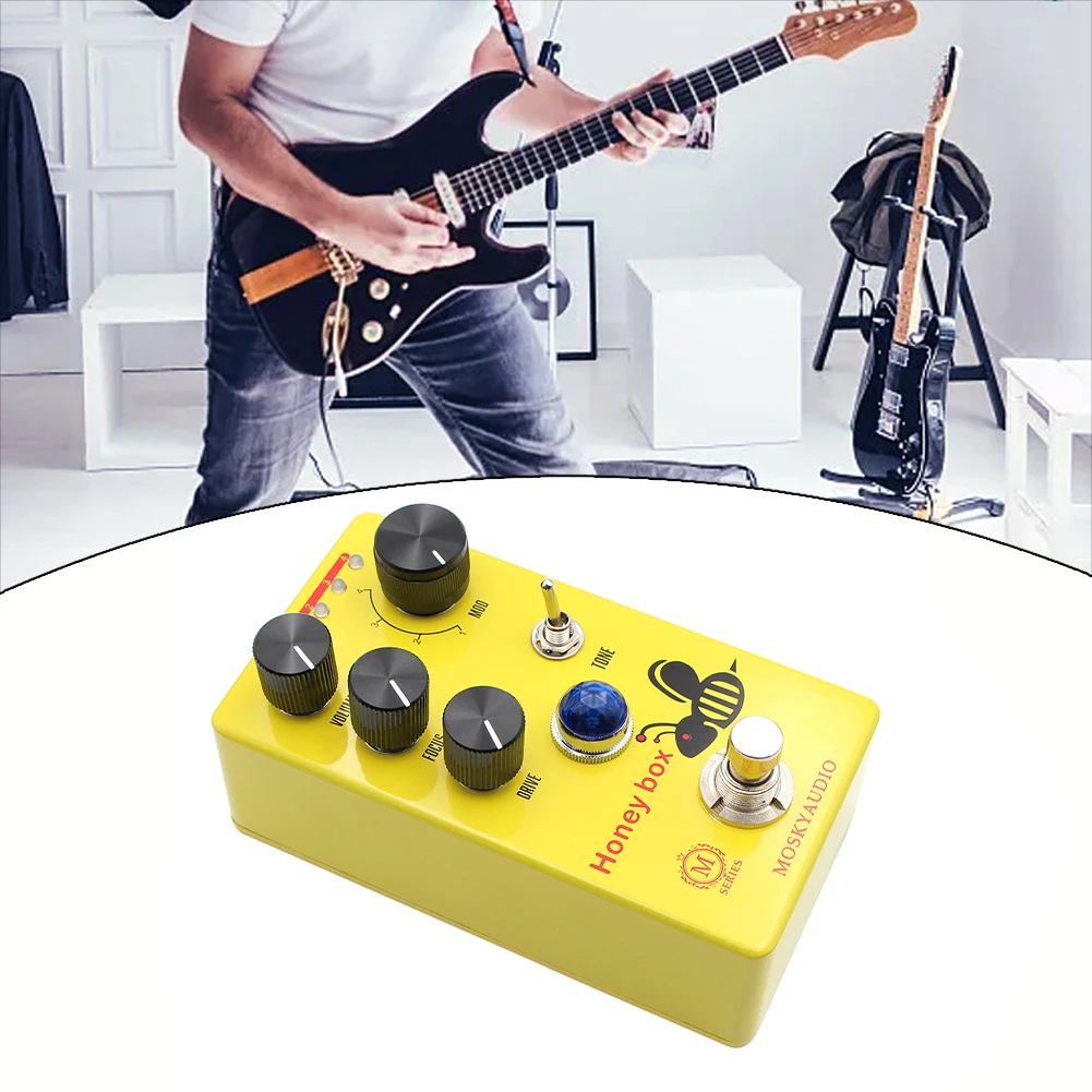 

Moskyaudio Honey Box Overdrive 4-Mode Selection Knob The Guitar Effects Pedal Professional Musical Instrument Equipment Parts