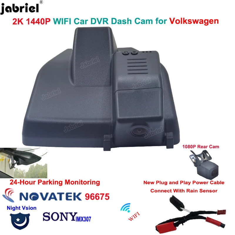2K Dash Cam Wifi Car Dvr Recorder Dual Cameras 24H for vw id3 for Volkswagen id 3 for vw id 3 for Volkswagen id3 2020 2021 2022
2K Dash Cam Wifi Car Dvr Recorder Dual Cameras 24H for vw id3 for Volkswagen id 3 for vw id 3 for Volkswagen id3 2020 2021 2022