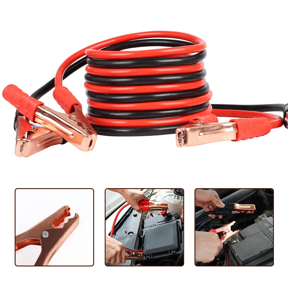 Universal Car 500A 1.8 Meter Car Battery Cable Booster Cable Double-ended With Clamps Clips Electronics Accessories
Universal Car 500A 1.8 Meter Car Battery Cable Booster Cable Double-ended With Clamps Clips Electronics Accessories