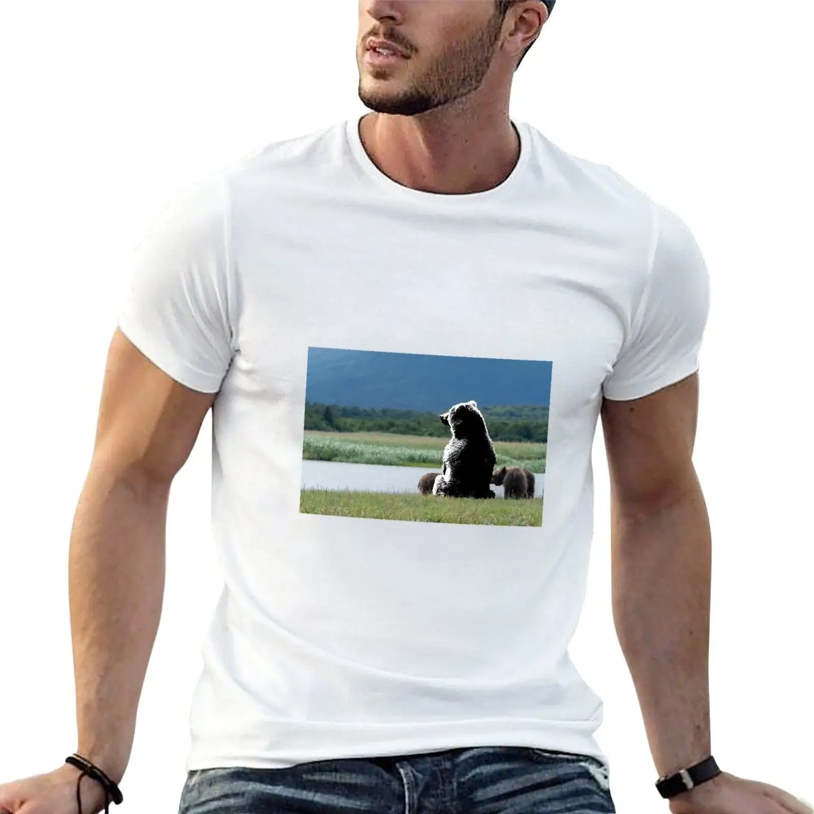 Sad Bear T-Shirt summer top Blouse cute clothes men t shirts
Sad Bear T-Shirt summer top Blouse cute clothes men t shirts