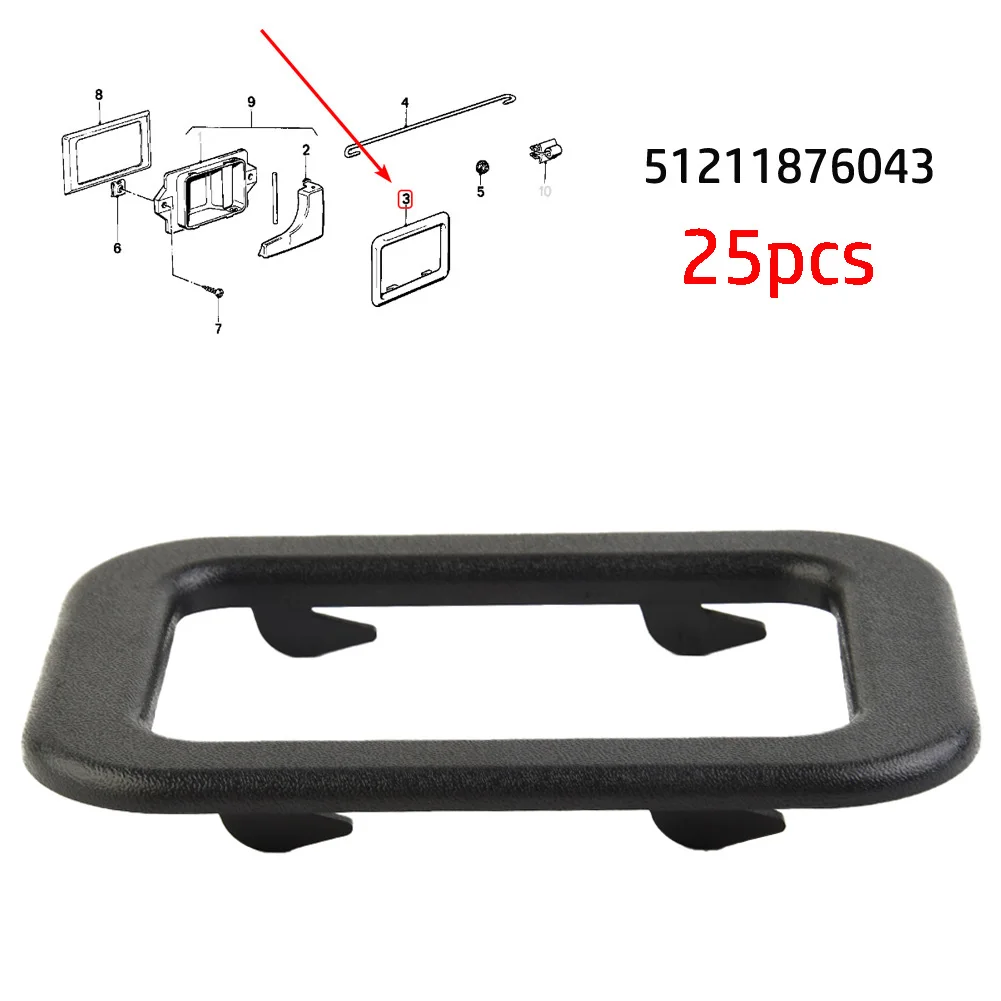 25x Interior Door Handle Cover Trim Bezel For BMW E30 E28 E24 E23 51211876043 Canopy Handle Accessories
25x Interior Door Handle Cover Trim Bezel For BMW E30 E28 E24 E23 51211876043 Canopy Handle Accessories