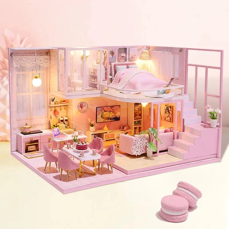 Cutebee Dollhouse Kit DIY Dollhouse Furniture Kit Miniature Wooden Dollhouse Kids Birthday Gifts with LED Toys
Cutebee Dollhouse Kit DIY Dollhouse Furniture Kit Miniature Wooden Dollhouse Kids Birthday Gifts with LED Toys