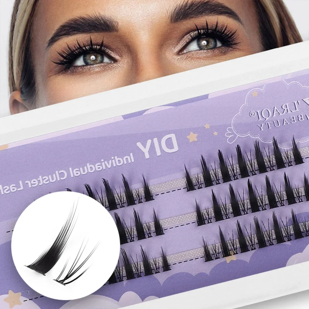 

Individual Lashes 42 Cluster Pure Wild Trilogy False Eyelash Natural Simulation Segmented Single Cluster Fake Eyelashes