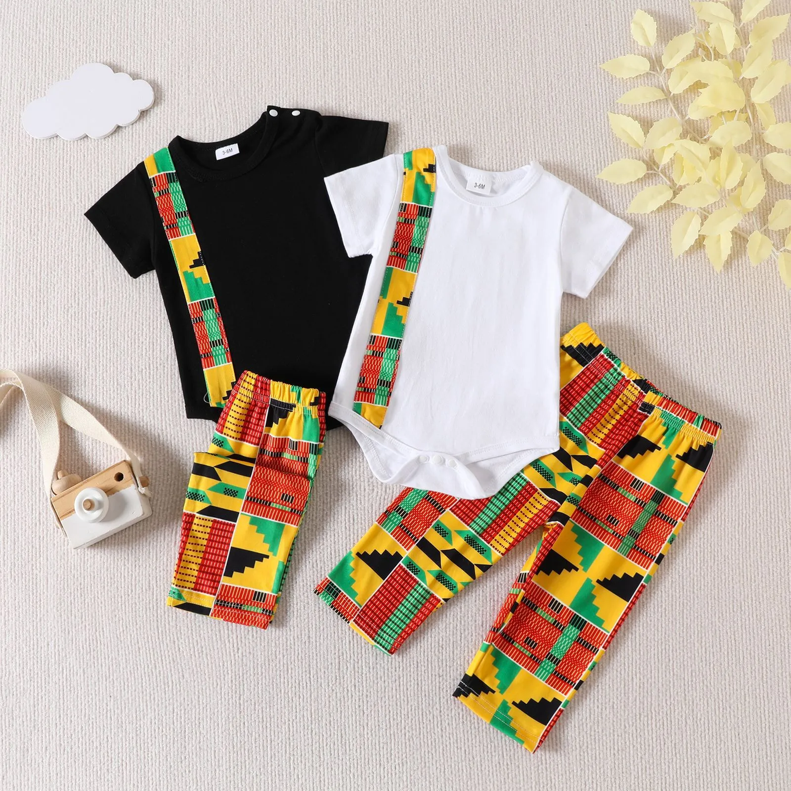 African Baby Suit Toddler Boys Girls Short Sleeve Romper Bodysuit Jumpsuit +Geometry Print Pants Outfits Kids Casual Clothes Set
African Baby Suit Toddler Boys Girls Short Sleeve Romper Bodysuit Jumpsuit +Geometry Print Pants Outfits Kids Casual Clothes Set