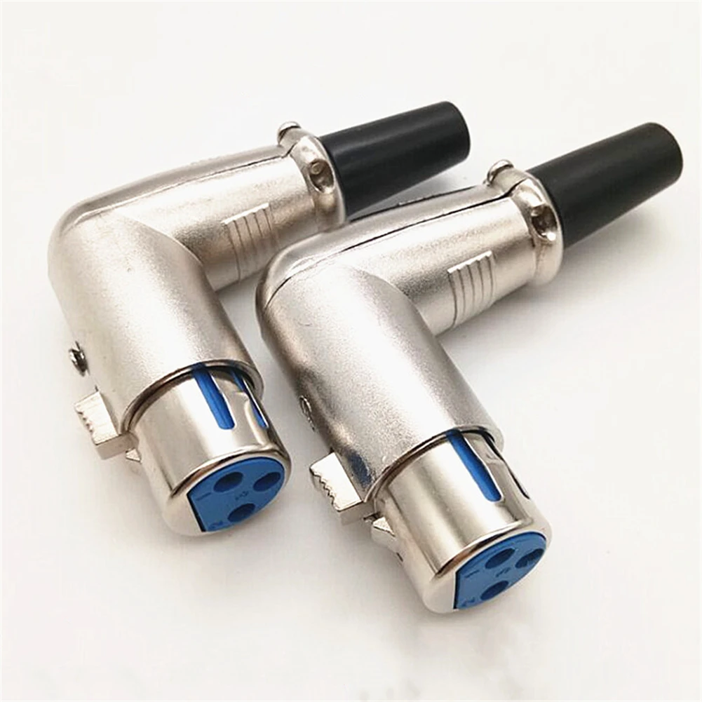 100% Brand New Converter Audio Cable Right Angle XLR Plugs 1 Pack 1 Pcs 3-Pin Adapter Black&Silver Female-Male
100% Brand New Converter Audio Cable Right Angle XLR Plugs 1 Pack 1 Pcs 3-Pin Adapter Black&Silver Female-Male