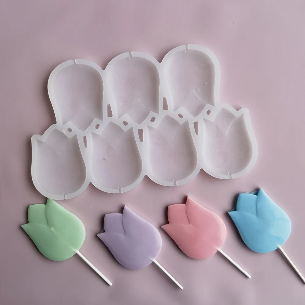 tulip Rose DIY Lollipop Silicone Mold Chocolate Candy Cake Moulds Birthday Cake Accessorie Decorating Tool Baking Modeling
tulip Rose DIY Lollipop Silicone Mold Chocolate Candy Cake Moulds Birthday Cake Accessorie Decorating Tool Baking Modeling