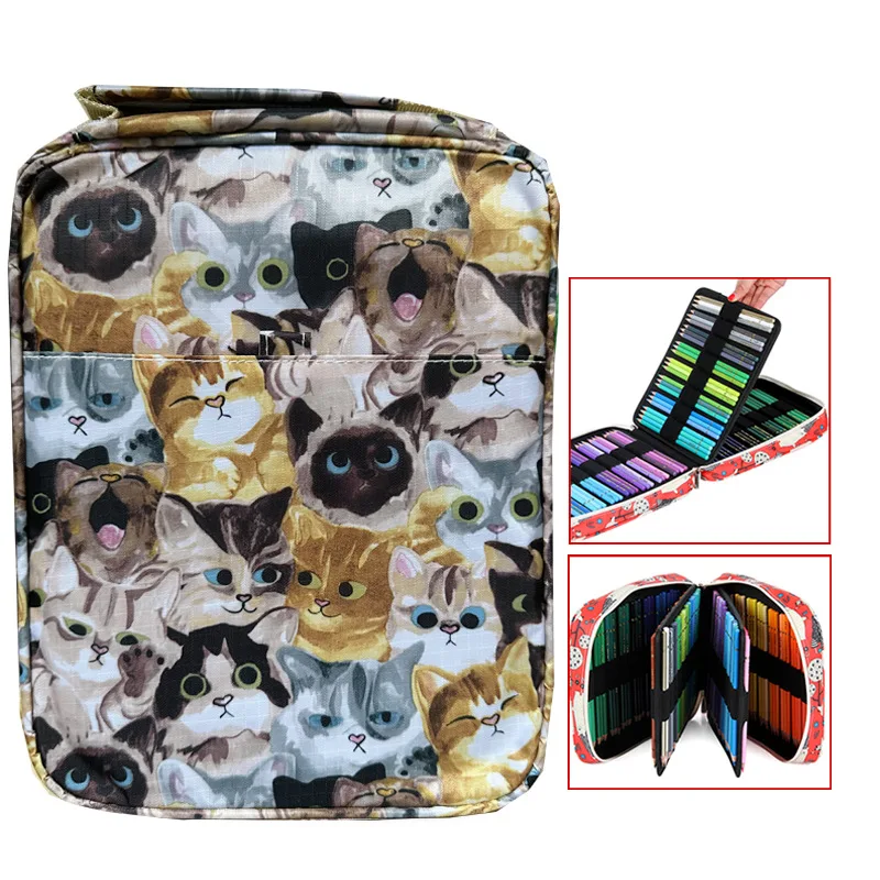 150 Slots Colored Pencil. Case Pencil Holder Pen Bag Large Capacity Pencil Organizer with Handle Strap Handy Colored Pencil Box
150 Slots Colored Pencil. Case Pencil Holder Pen Bag Large Capacity Pencil Organizer with Handle Strap Handy Colored Pencil Box