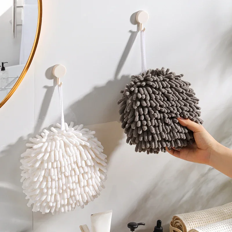Hanging Hand Towel Ball Quick-Drying Chenille Soft Cleaning Absorbent Cloth Kitchen Bathroom Microfiber Wipe Hand Towel
Hanging Hand Towel Ball Quick-Drying Chenille Soft Cleaning Absorbent Cloth Kitchen Bathroom Microfiber Wipe Hand Towel